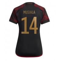 Saksa Jamal Musiala #14 Vieraspaita Naiset MM-kisat 2022 Lyhythihainen
